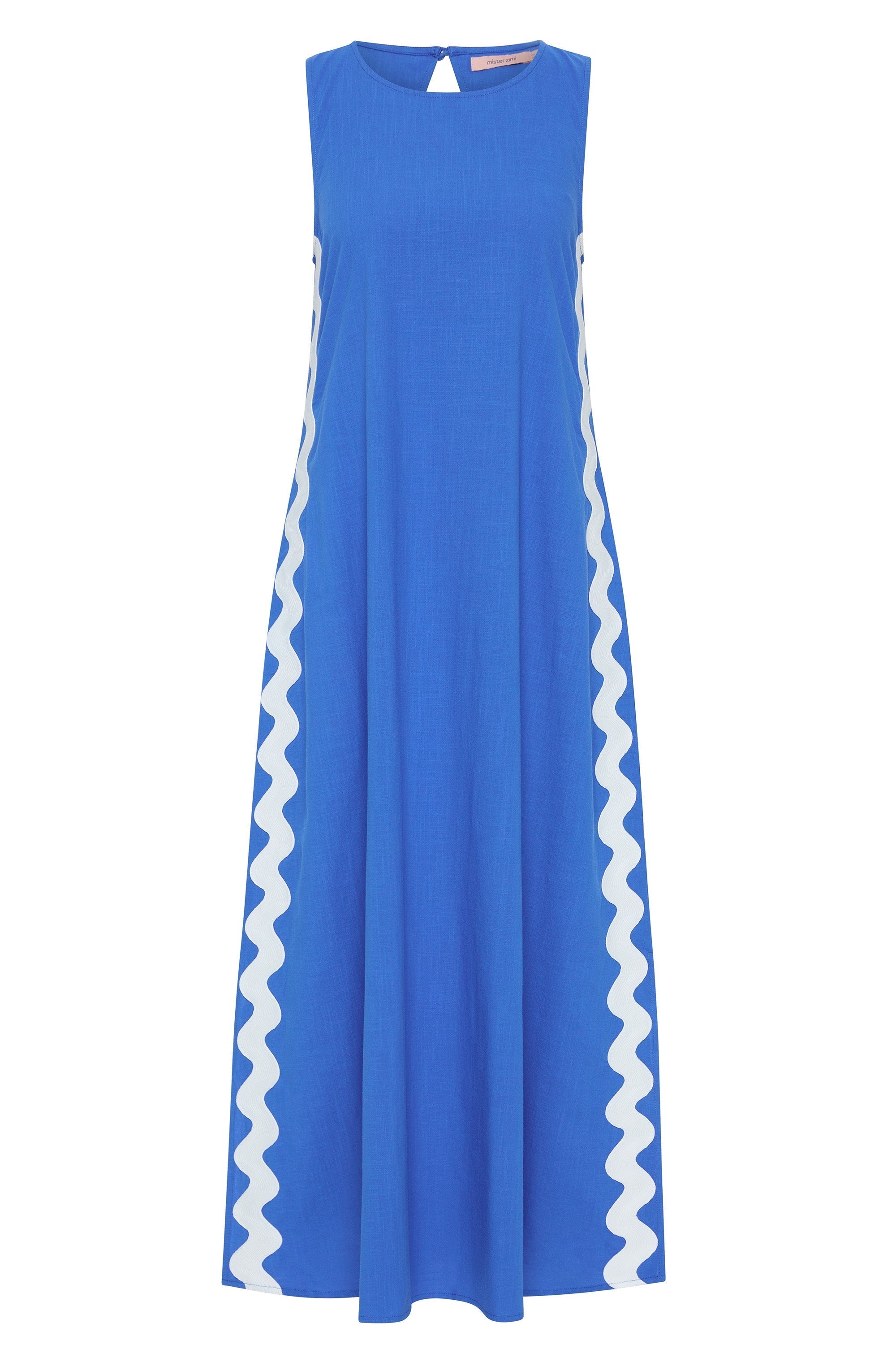 Margot Dress In Caribbean Ric Rac